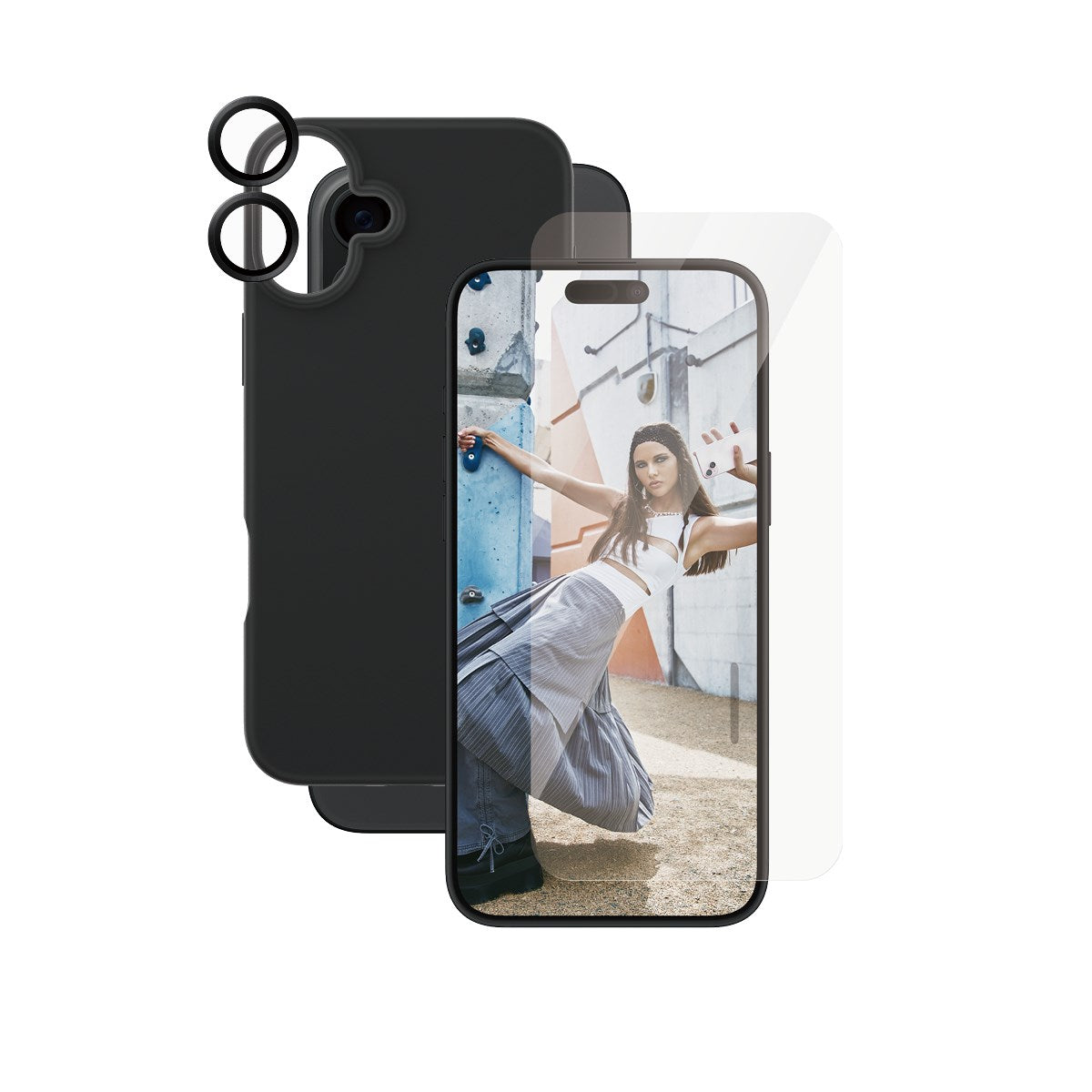 CARE by PanzerGlass® 3-in-1 Bundle iPhone 16 Plus